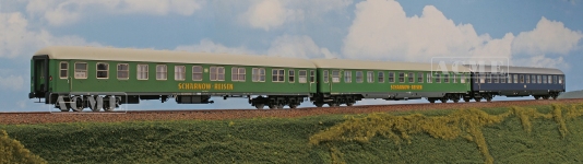 ACME 55306 - H0 - 3-tlg. Set Liegewagen Scharnow-Reisen, Ep. IIIc, DB - Set 2